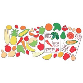 Springboard Pre-Cut Fruit And Vegetable Paper Shapes (Pack of 400)