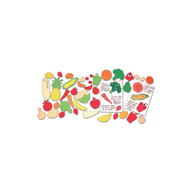 Springboard Pre-Cut Fruit And Vegetable Paper Shapes (Pack of 400)