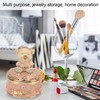 Pig Hinged Jewelry Box Hollow Design Cute Appearance Hand Painted
