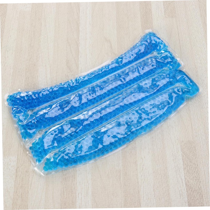 IWOWHERO 1pc Hot & Cold Beads Knee Wrap Blue