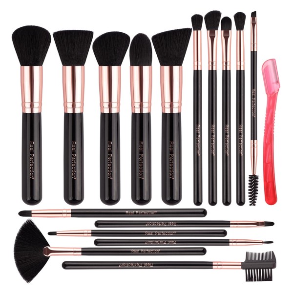 Real Perfection Real Perfection Makeup Brush Set 16 Pcs with
