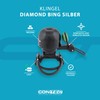 CONTEC Bike Bell Diamond Bing Bike Bell Rubber Ring 26mm