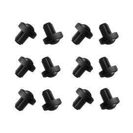 5304475129 Grate Rubber Feet (12/pack) for Gas Stove Top Range Grate Foot Rubber Pads Stove Parts Rubber Grate Bumpers Stove Replacement Cooktop Grate Foot, black