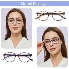 NORPERWIS NORPERWIS 5 Pairs Reading Glasses - Standard Fit Spring Hinge Readers Glasses for Men and Women (Multicolor, 3.5, x)