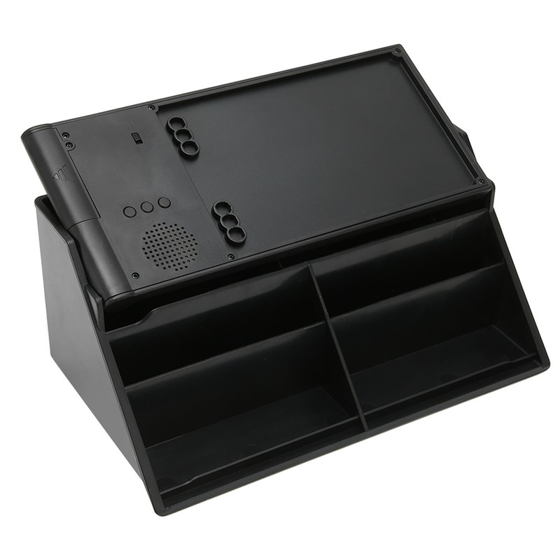 Multifunctional Electronic Calendar Desktop Storage Box with LCD Writing Pad