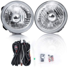 RP Remarkable Power, Fit for 2002-2004 Altima/2003-2007 Murano/ 2003-2005 Fx35& Fx45 Clear Bumper Fog Light Kit -FL7061