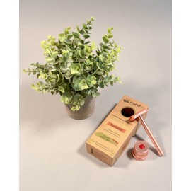 pandoo Safety Razor with Holder - Metal - Zero-Waste Razor - Plastic-Free - Safety Razor - Safety Wet Razor - Men and Women (Rose)