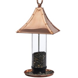 Good Directions T01P Pagoda Style, Pure Copper Bird Feeder, Wild Bird Feeder, Easy to Hang