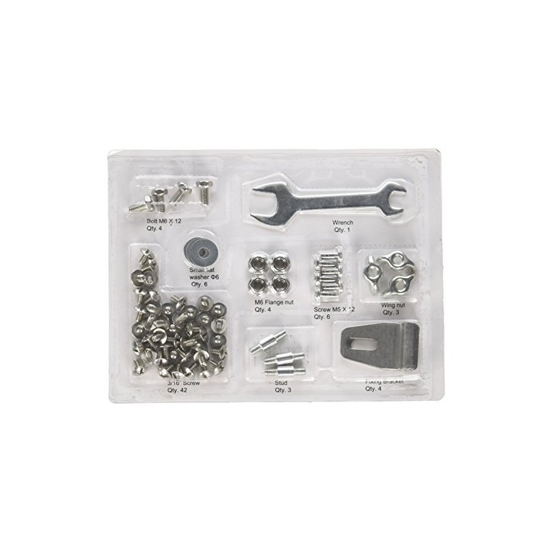 Hiland SGT-MBS Master Bolt Set for Square Glass Tube Patio