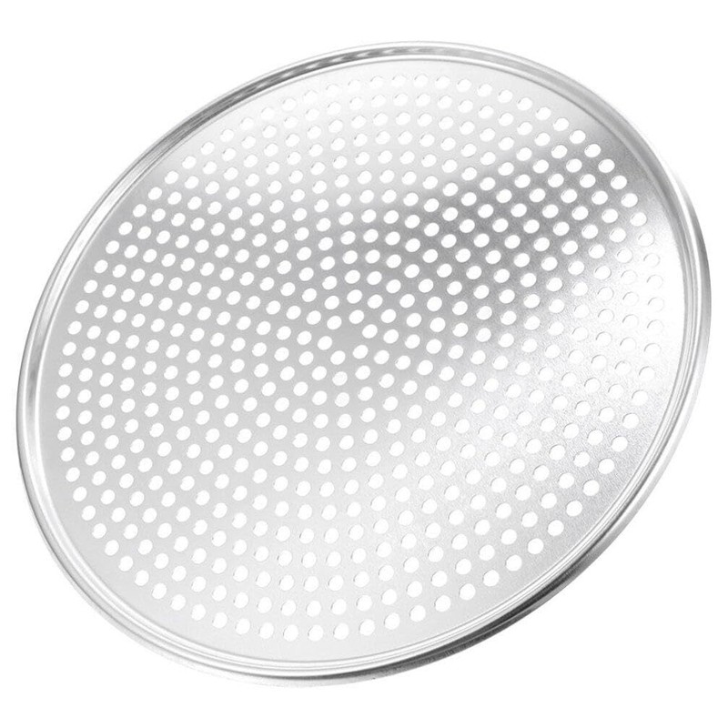 Nobel 30 cm Perforated Aluminium Pizza Tray,Pan Robust 1 mm