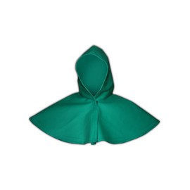 MAGID 280HDVEL SparkGuard Twill Hood with a Nylon Hook and Loop Closure, Green, One Size Fits All