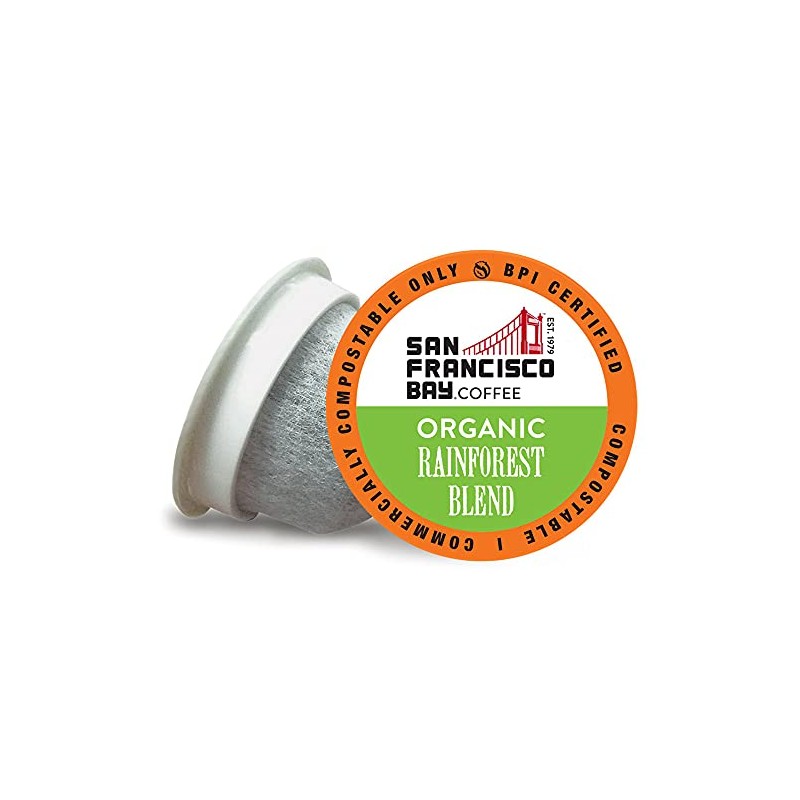 SF Bay Organic Rainforest Blend Coffee, OneCup – 12 Count