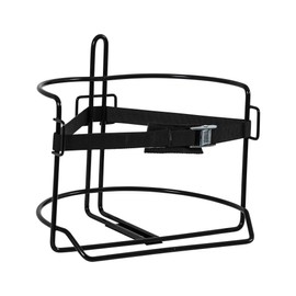 Buyers Products Steel Wire Water Beverage Cooler Truck, Cart, UTV, Mower or Landscape Trailer Mount Rack Holder, 5201007, 5 Gallon, Black