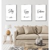 ELSKER&HOME 24x36 Poster Frame 3 Pack, Sliver Picture Frame for