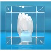 VIP-LASER 3D Glass Crystal with Engraving I Heart in Two