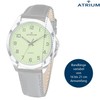 Atrium Men's Watch Classic Very Clear Silver Analogue Quartz with