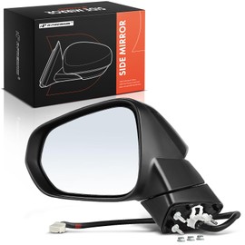 A-Premium Driver Side Power Door Mirror Compatible with Lexus NX200t 2015-2017, NX300 2018, NX300h 2015-2018 - Heated Manual Folding Black Outside Rear View Mirror with Turn Signal Indicator
