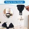 YAFIYGI Protein Funnel Container To Go - 2Pcs Keychain Supplement