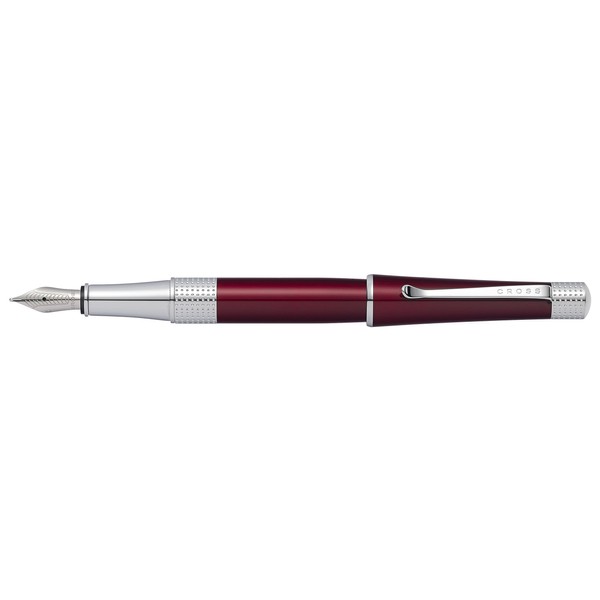 Cross Beverly, Red Lacquer, Fountain Pen - Medium Nib (AT0496-11MS)