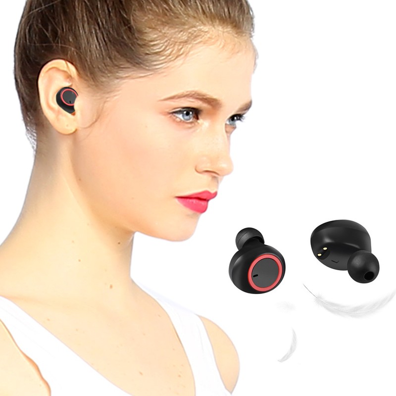 TWS Mini Bluetooth Wireless Headphone Magnetic Charging Binaural Call Sports