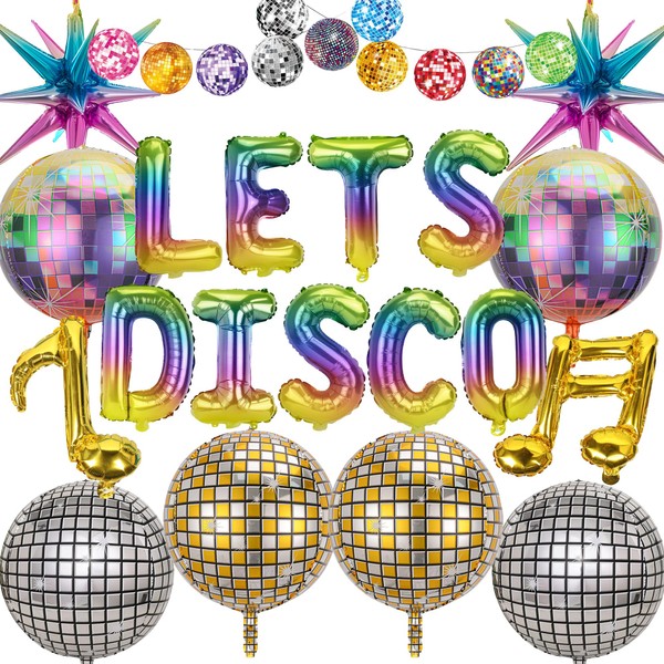 Disco Party Decorations Dancing Queen - 20 Pcs Neon Music