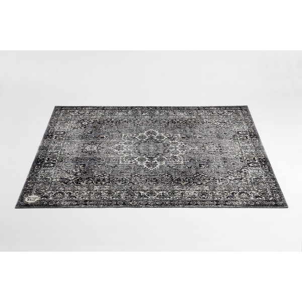 DRUMnBASE Vintage Persian Style Drum Rug 5.34' X 4.65' -