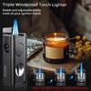 5-in-1 Torch Lighter, Built-in Multi-Functional Accessories, Punch, Draw Enhancer Tool,