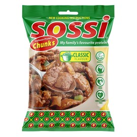Sossi Soybean Protein Chunks Classic Flavour from Kenya | Meat Alternative | Swahili Market