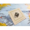 Jim Clift Design Globe Compass Lapel Pin - 1 Count