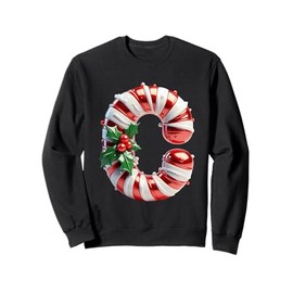 Candy Cane Christmas Joyful Spirit Sweatshirt