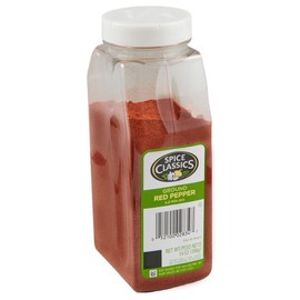 Spice Classics Ground Red Pepper, 14 oz (Pack of 6) - Six 14 Ounce Containers of Red Pepper Seasoning, Made from Dried Ground Red Chili Peppers for a Zesty Flavor
