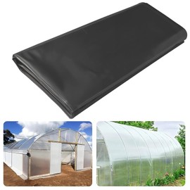 2 x 3 m Extra Thick Greenhouse Film, Polyethylene Film, Transparent Greenhouse Film, 40Mu Tear-Resistant Waterproof Polyethylene Garden Film for Gardening, Insulation, Construction and Dust Protection