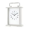 Acctim Gainsborough Mantel Clock Quartz Polished Metal Carriage Clock Energy