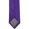 tiemart Solid Color Necktie (Dark Purple)