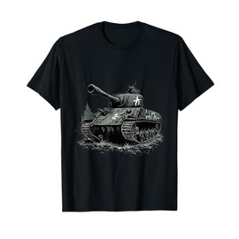 Sherman Tank World War 2 Tank WW2 American Tank M4A2 Sherman T-Shirt