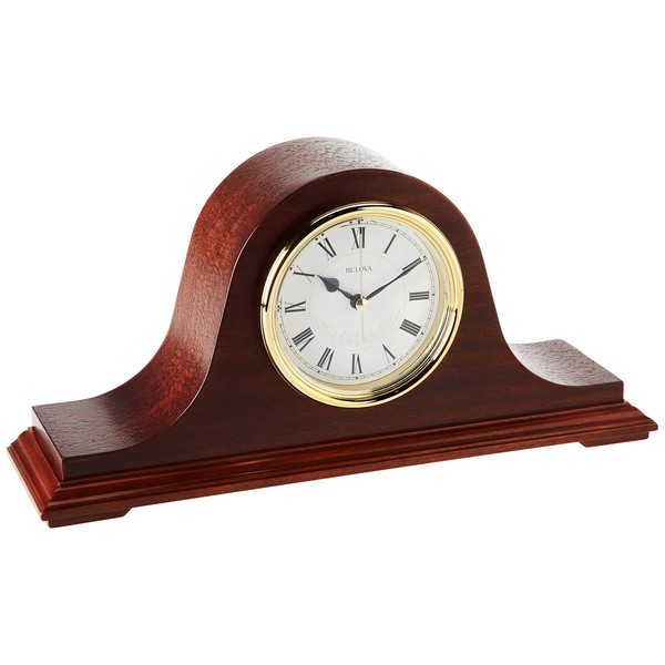 Bulova B1929 Annette II Chiming Clock, Mahogany