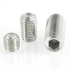 M12-1.75 x 10mm Hex Socket Set Grub Screws,Headless Cup Point,Flat