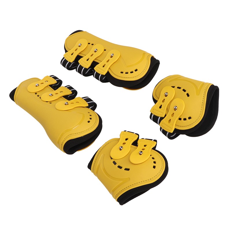 Horse Tendon Boots Fetlock Boots Open Front Breathable Adjustable Protective