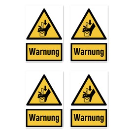 W030 W030 Sticker 112.5 x 75 mm Pack of 4 / Vertical / DIN EN ISO 7010 / ASR A1.3