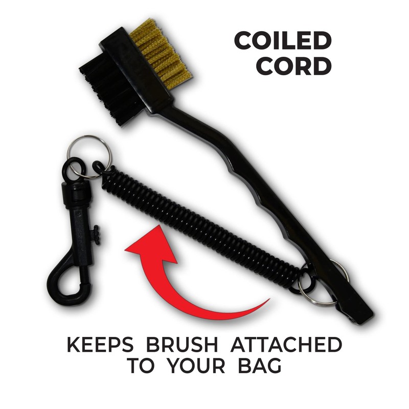 PrideSports Golf Club Cleaning Brush , Black