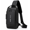 Anti-Theft Chest Bag with Combination Lock & USB Port –