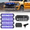I LITTON Blue Flashing Strobe Lights for Vehicles, 24V 12V