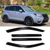 Puermto 94375 Side Window Visor Wind Vent Deflector,4pcs Outside Mount
