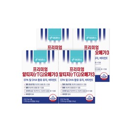 Dr. Hans Premium Altige rTG Omega 3, 60 tablets containing DHA EPA from Norway, 4 pcs / 닥터한스 프리미엄 알티지 rTG 오메가3, 노르웨이산 DHA EPA함유 60정, 4개