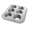 USA Pan Nonstick Toaster Oven 6 Cup Muffin Pan, Aluminized