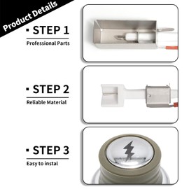 SYOWADA 1819-51 Universal Igniter Kit, Replacement for Weber Genesis 300 Series 2007-2010 Spirit 200 Series 2009-2012, Replaces 1836-32 67726 67847 91360