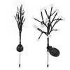 2Pcs 20LED Flower shaped Light Solar Garden Lamp for Christmas