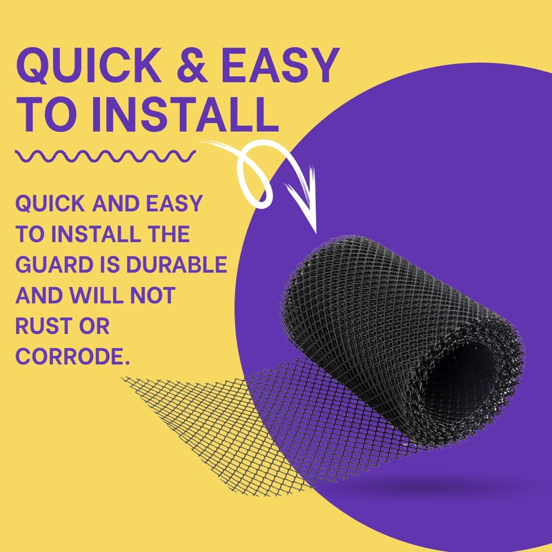 Lizzy Gutter Guard Mesh Roll 2M x 160MM | Covers
