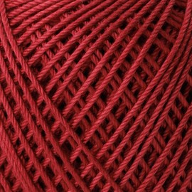 Olympus Col. 147 Deep Red Series Emmy Grande Colors Lace Yarn, Fine Line, 0.3 oz (10 g), Approx. 16.3 ft (44 m)