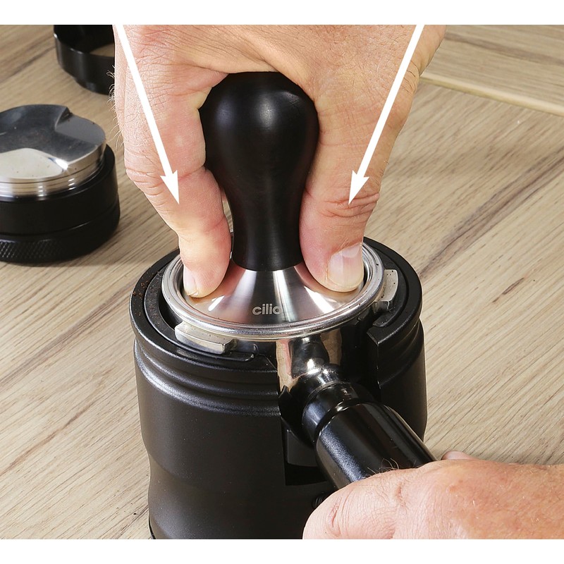 cilio 550924 Tamper, Stainless Steel